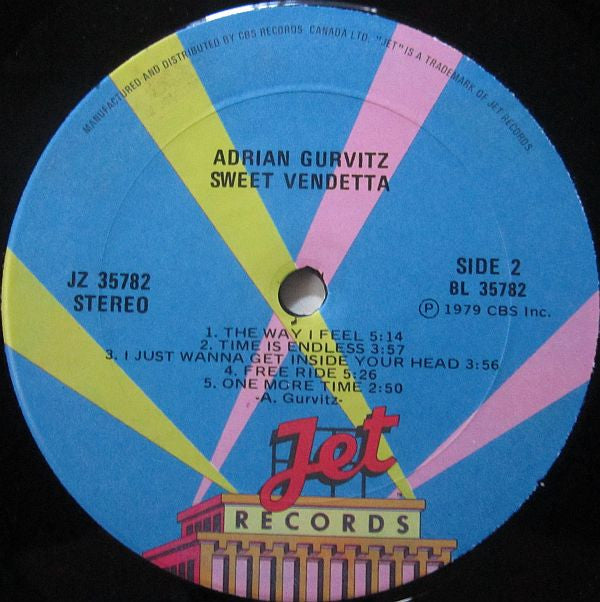 Adrian Gurvitz - Sweet Vendetta (LP)