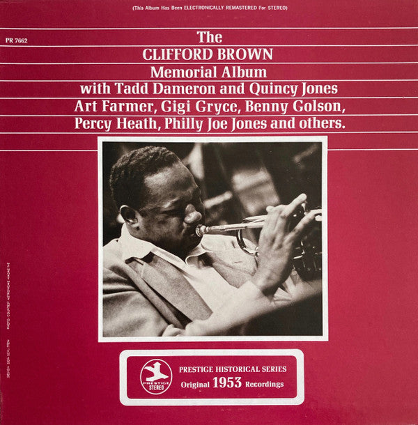 Clifford Brown - The Clifford Brown Memorial Album (LP, Comp, RE)