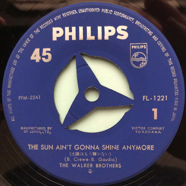 The Walker Brothers - 太陽はもう輝かない= The Sun Ain't Gonna Shine Any More...