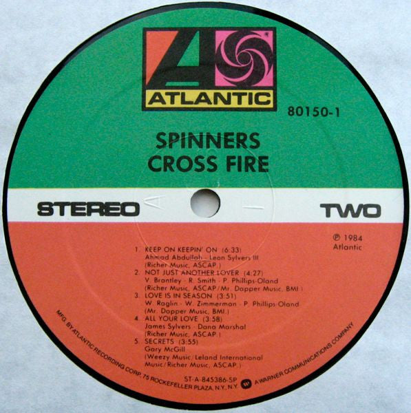 Spinners - Cross Fire (LP, Album)