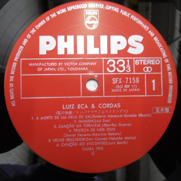 Luiz Eça - Luiz Eca & Cordas (LP, Album, Promo)