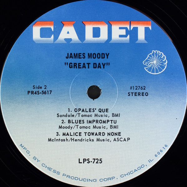 James Moody - Great Day (LP, Album, RE)