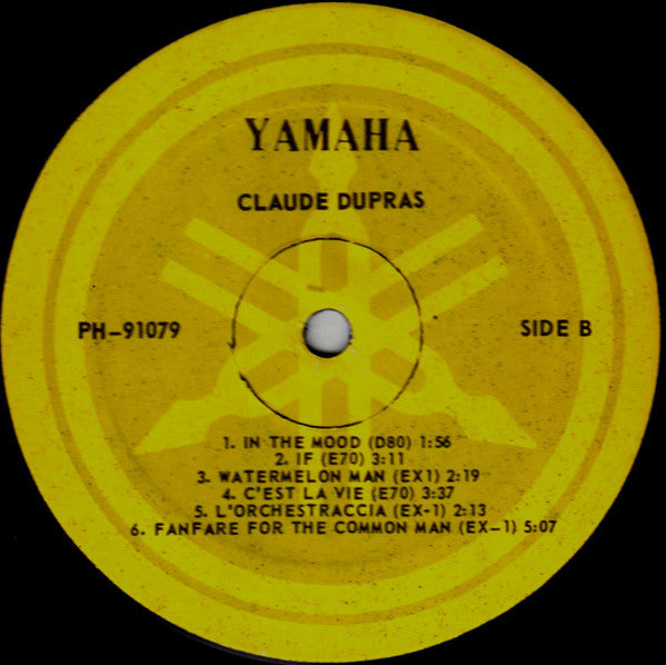 Claude Dupras - Claude Dupras (LP)