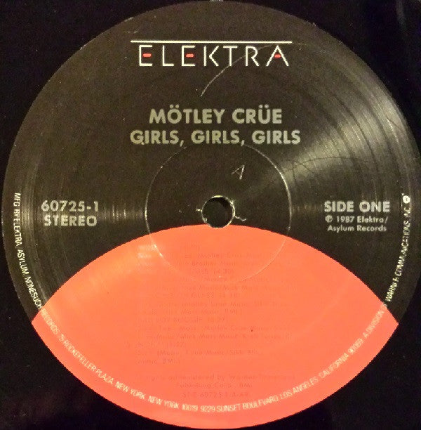 Mötley Crüe - Girls, Girls, Girls (LP, Album)