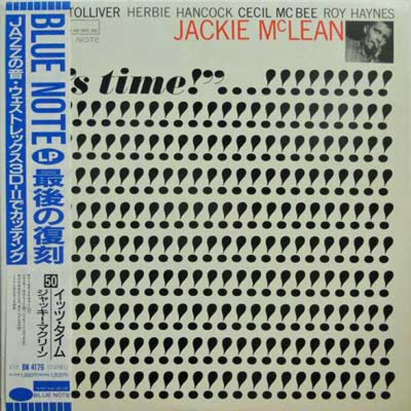 Jackie McLean - It's Time! (LP, Album, Ltd, RE)