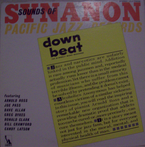 Joe Pass - Sounds Of Synanon (LP, Album, RE)