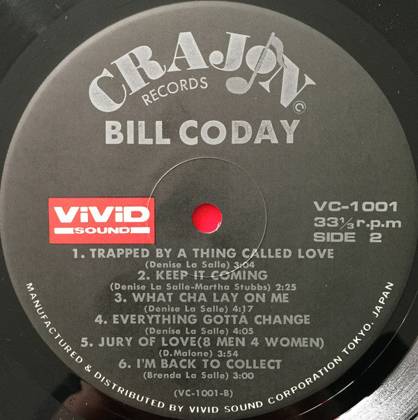Bill Coday - Bill Coday (LP, Comp)