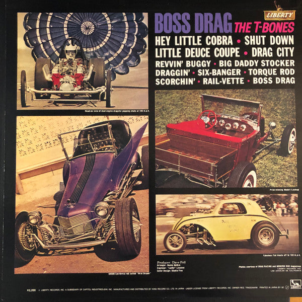 The T-Bones - Boss Drag (LP, Album, RE)