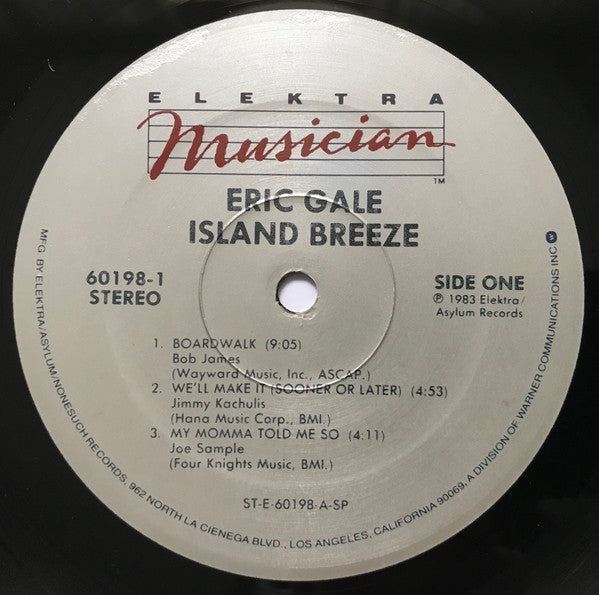 Eric Gale - Island Breeze (LP, Album, Spe)