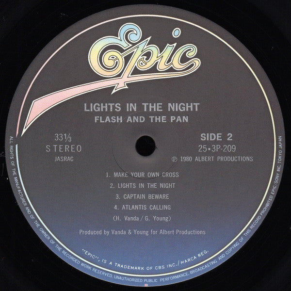 Flash And The Pan* - Lights In The Night (LP, Album)