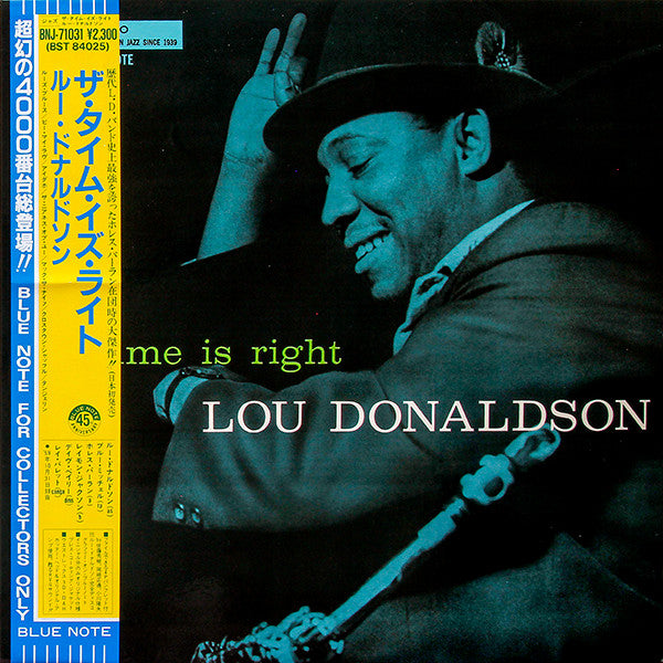 Lou Donaldson - The Time Is Right (LP, Album, RE)