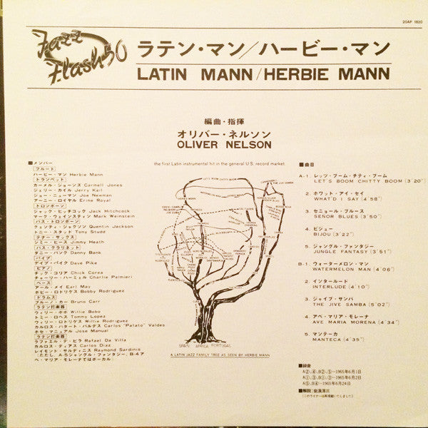 Herbie Mann - Latin Mann (Afro To Bossa To Blues) (LP, Album, RE)
