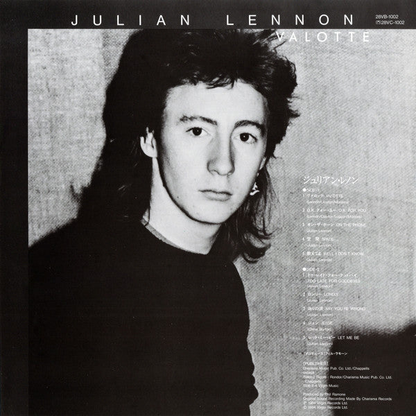 Julian Lennon - Valotte (LP, Album)