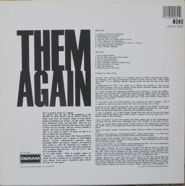 Them (3) - Again (LP, Album, RE)