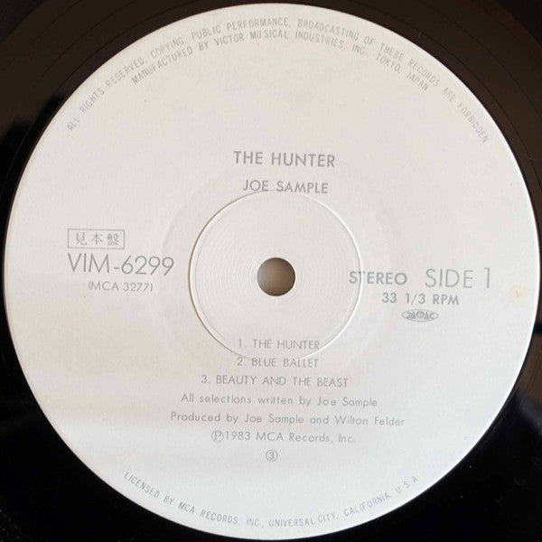 Joe Sample - The Hunter (LP, Album, Promo)