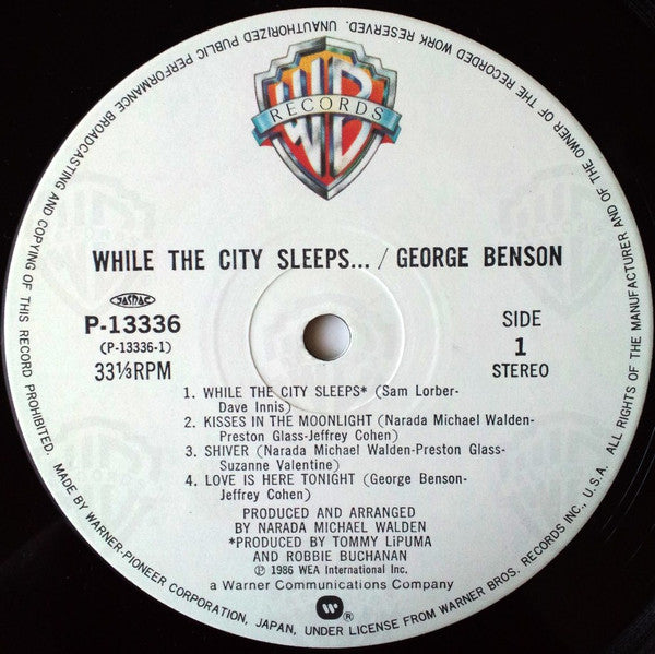 George Benson - While The City Sleeps... (LP, Album)