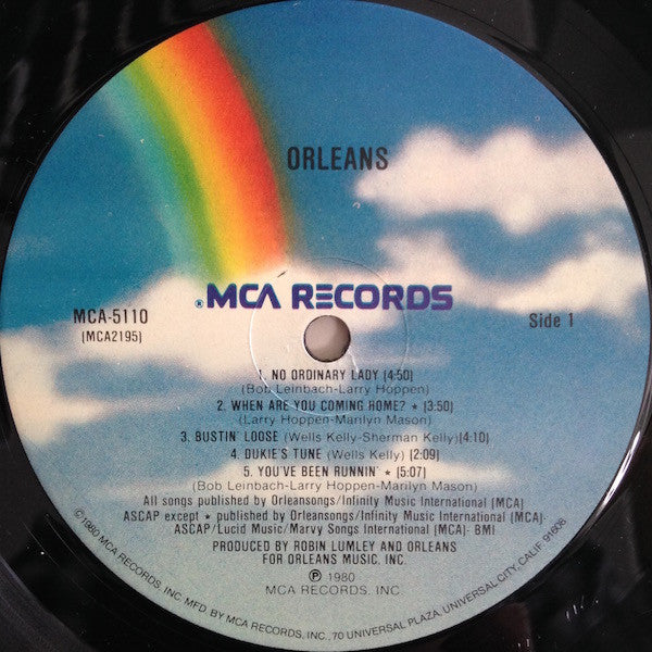 Orleans - Orleans (LP, Album, Pin)