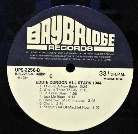 Eddie Condon All Stars* - 1944 (5xLP, Album, Mono + Box)