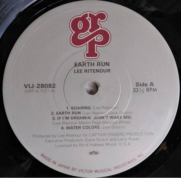 Lee Ritenour - Earth Run (LP, Album)