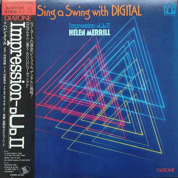 Helen Merrill - Sing A Swing With Digital (LP, Album, Promo)