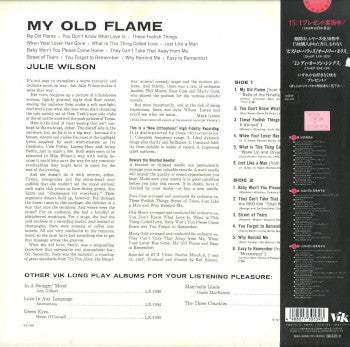 Julie Wilson - My Old Flame (LP, Album, Mono, RE)