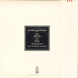 Thelonious Monk - Best Moments Of Thelonious Monk Part 1(LP, Album,...