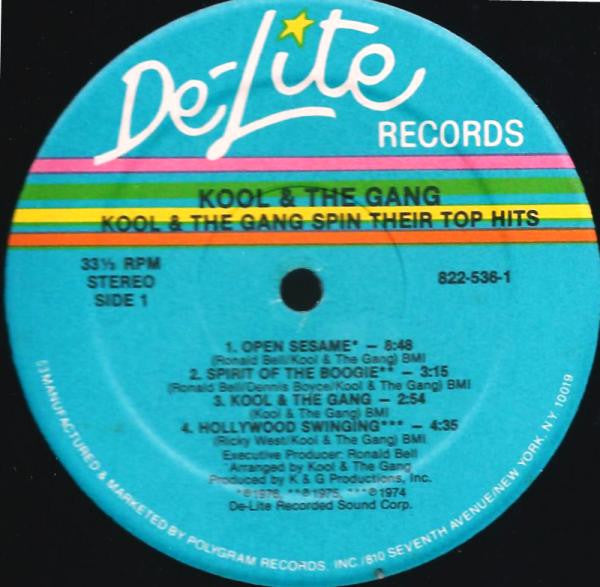 Kool & The Gang - Spin Their Top Hits (LP, Comp, 53 )