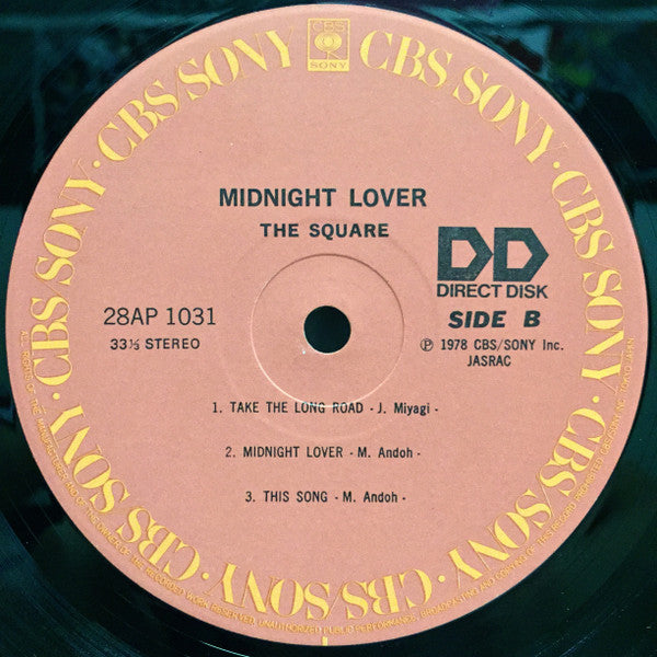 The Square* - Midnight Lover (LP, Album)