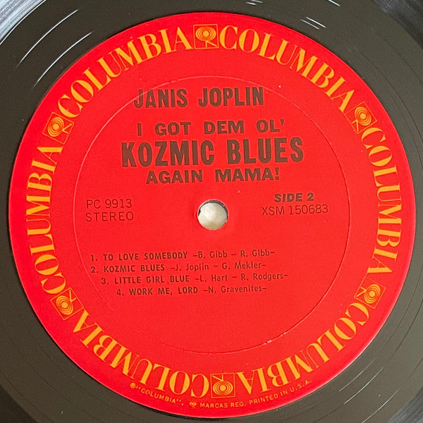 Janis Joplin - I Got Dem Ol' Kozmic Blues Again Mama! (LP, Album)