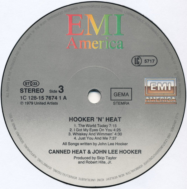 Canned Heat & John Lee Hooker - Hooker 'N' Heat (2xLP, Album, RP)