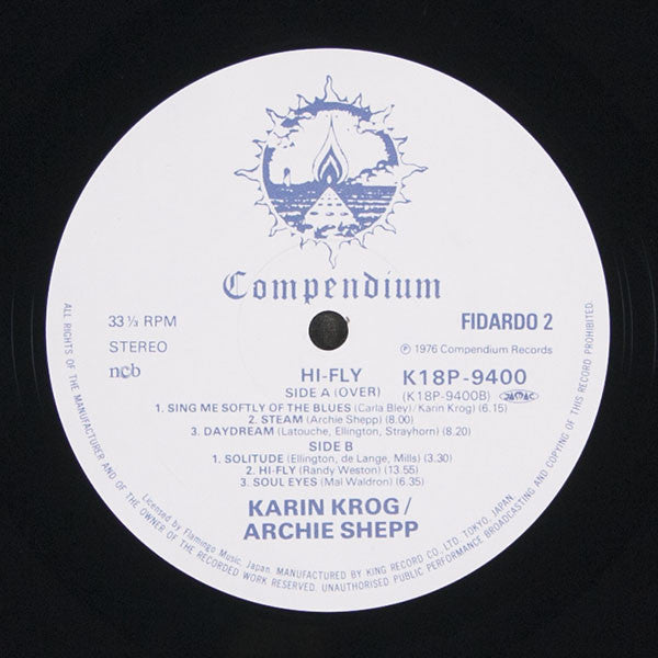 Karin Krog, Archie Shepp - Hi-Fly (LP, Album, Ltd, RE)