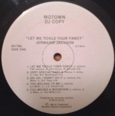 Jermaine Jackson - Let Me Tickle Your Fancy (LP, Album, Promo)