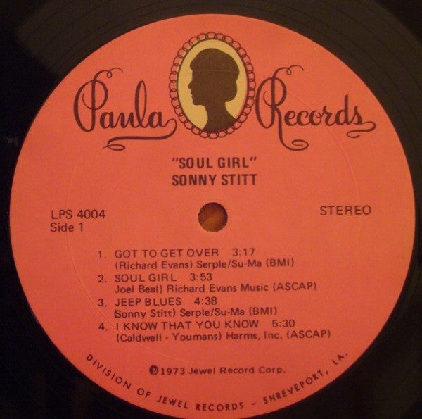 Sonny Stitt - Soul Girl (LP)