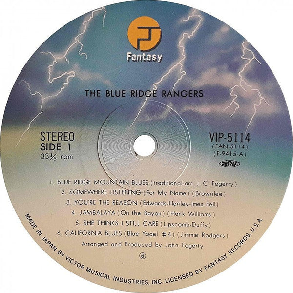 Blue Ridge Rangers - Blue Ridge Rangers (LP, Album, RE)