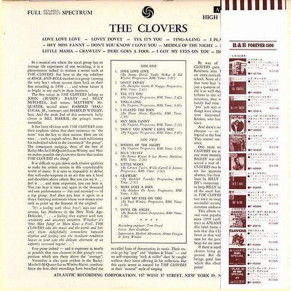 The Clovers - The Clovers (LP, Comp, Mono)