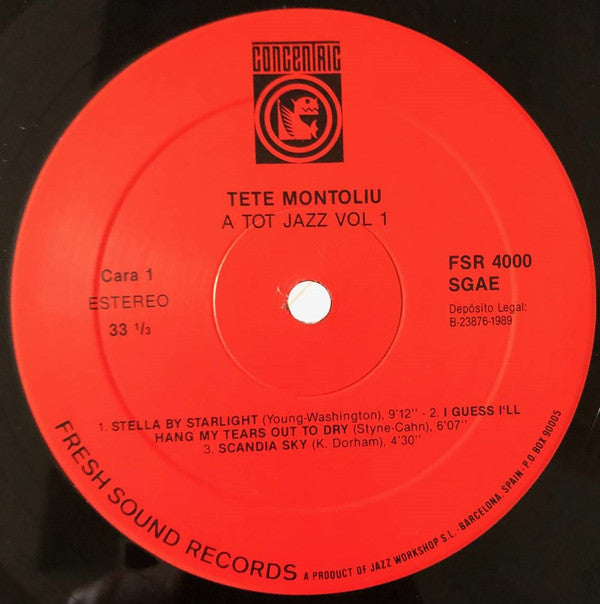 Tete Montoliu - A Tot Jazz (LP, Album, RE, Gat)
