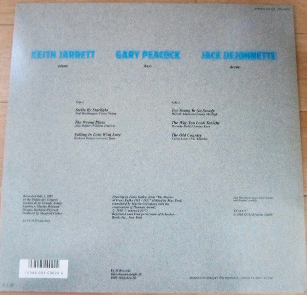 Keith Jarrett Trio - Standards Live (LP, Album)