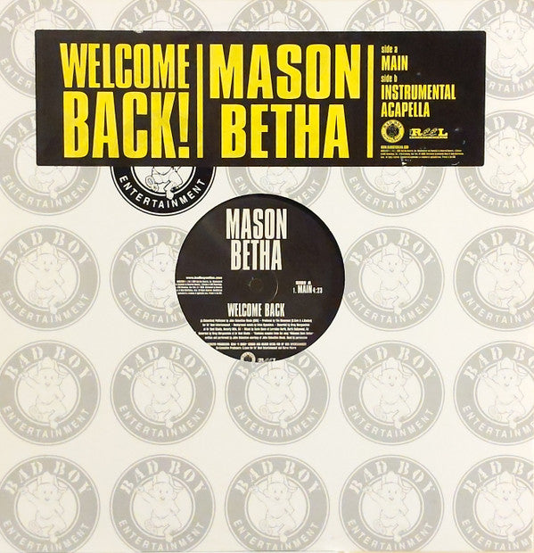 Mason Betha - Welcome Back (12"")