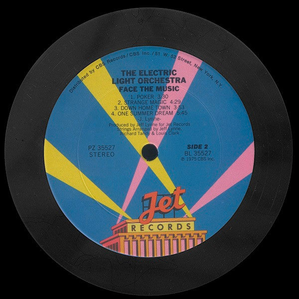 Electric Light Orchestra - Face The Music (LP, Album, RE)