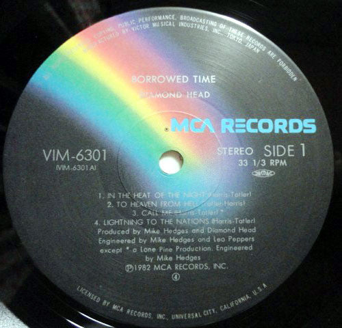 Diamond Head (2) - Borrowed Time (LP, Album)