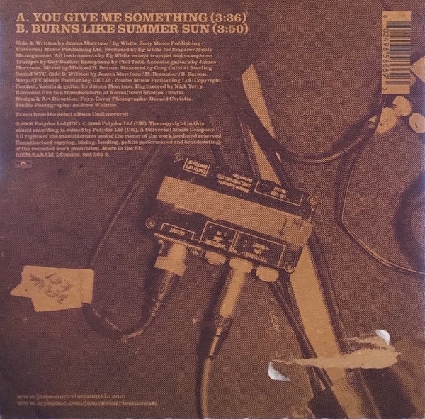 James Morrison (2) - You Give Me Something (7"", Single)