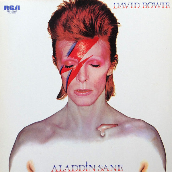 David Bowie = デビッド・ボウイー* - Aladdin Sane = アラディン・セイン (LP, Album, RE)
