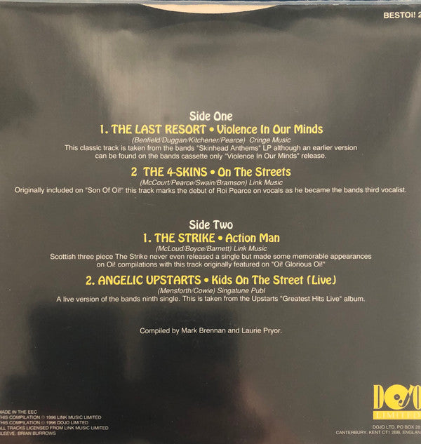 Various - The Best Of Oi! Volume 2 (LP + 7"" + Comp, RE)