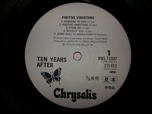 Ten Years After - Positive Vibrations (LP, Album, Promo, RE)