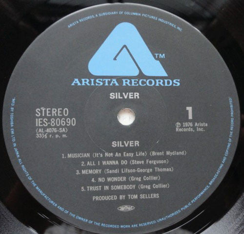 Silver (10) - Silver (LP, Album)