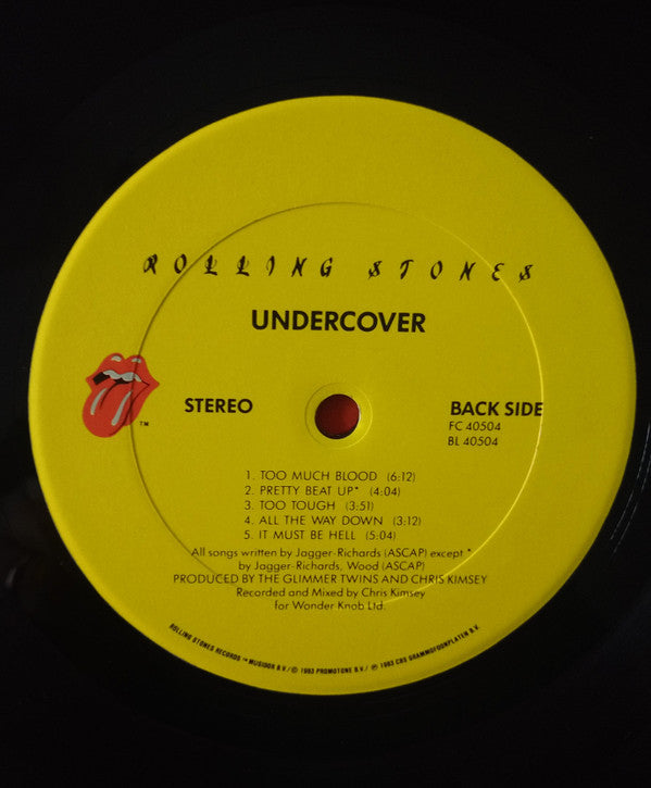 The Rolling Stones - Undercover (LP, Album, RE)