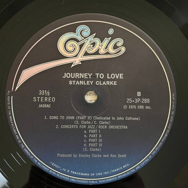 Stanley Clarke - Journey To Love (LP, Album, RE)