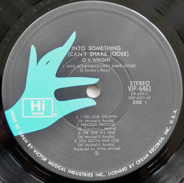 O.V. Wright - Into Something (Can't Shake Loose) (LP, Album)