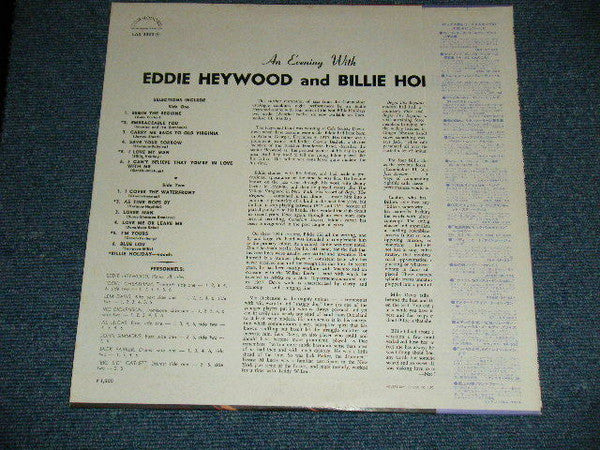 Eddie Heywood - An Evening With Eddie Heywood and Billie Holiday(LP...