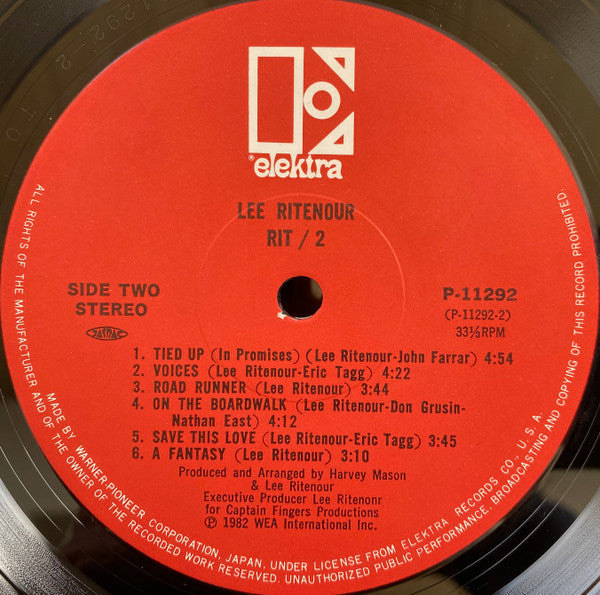 Lee Ritenour - Rit/2 (LP, Album)